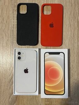 iPhone 12 mini 64GB - White (zdravie batérie 100%)