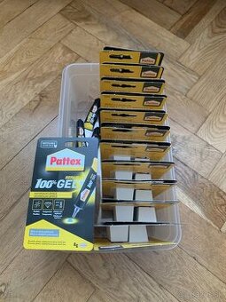 Predám 26ks lepidlo Pattex 100% Gél, 8 g