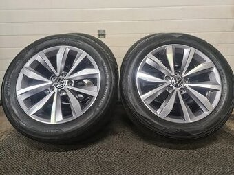 5X112 R17 ORIGINAL VW DISKY + LETNE PNEU 215/55 R17
