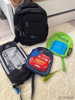 Ruksak 4ks, detský cars, cyklisticky, helen doron a velky