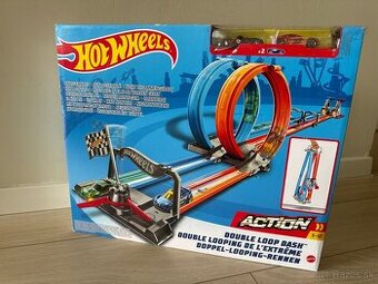 Hot Wheels dráha - dvojitý loop