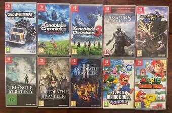 Nintendo switch hry