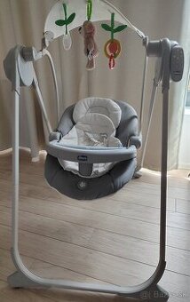 CHICCO HOJDAČKA NA OVLÁDANIE POLLY SWING UP SILVER