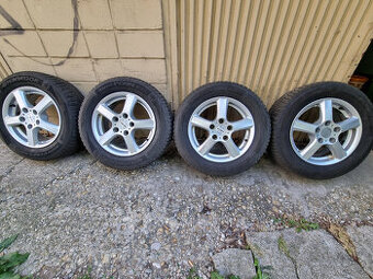 Alu disky Enzo 5x114,3 6Jx15 H2 ET45 + zimné pneu 195/65 R15
