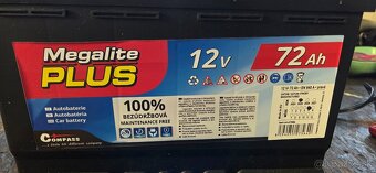 Autobatéria Megalite Plus 12V 72Ah 640A