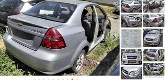 Chevrolet Aveo 1.4 2009 predám MOTOR F14D3, DVERE, KATALYZÁT