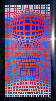 Victor Vasarely - VP - RB (Bez rámu) Heliogravúra