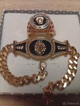VERSACE SET - NÁDHERNÝ POZLÁTENÝ SET