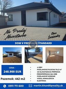 Novostavba 4izb. Bungalov obec Šurianky - 1