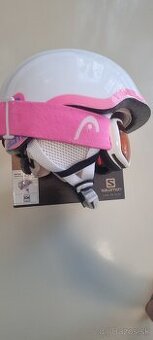 Predam detsku lyziarsku prilbu Salomon 53-56cm+okuliare head