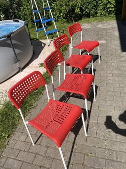 IKEA ADDE - cerveno biela