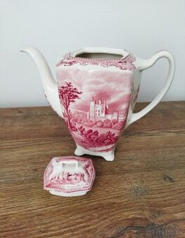 čajník, anglický porcelán