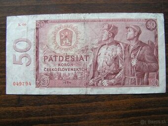 50 KORÚN 1964 NAJVZÁCNEJŠIA séria: K 06