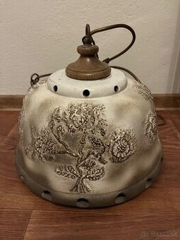 Keramické svietidlo rustikalne