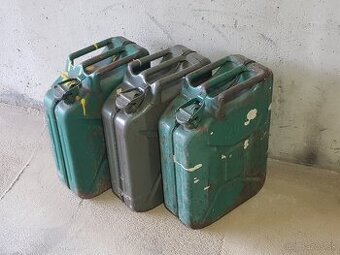 Plechové kanistre 20l