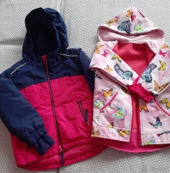 Bunda, 98/104, tepla+prechodna softshel