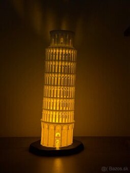 Dekoratívne svetlo – Šikmá veža v Pise