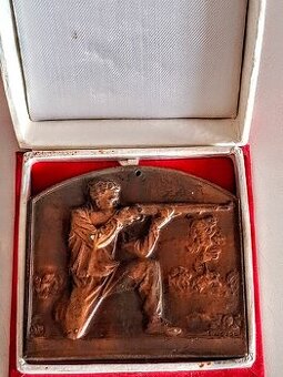 STRELECKA PLAKETA BRONZOVA