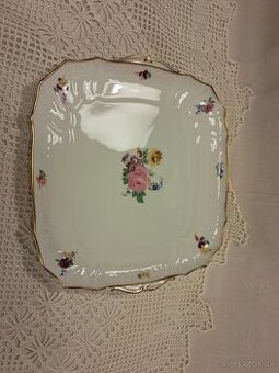 Krásny starožitný porcelánový podnos Hutschenteuther