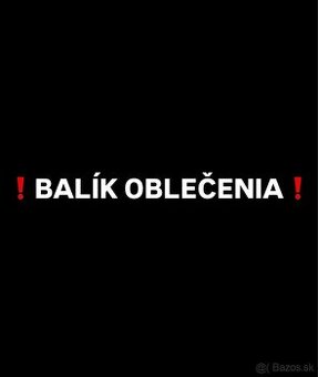 Balik oblečenia