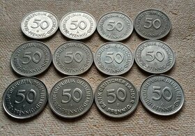 nemecké mince 50 p