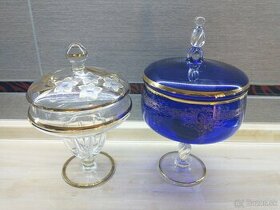 sklenená misa, žardiniéra, váza, kamenná váza - 1