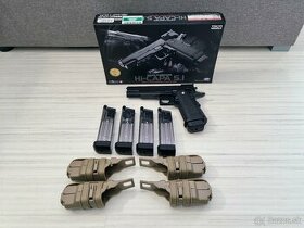 Airsoftová pištoľ Tokyo Marui Hi-Capa 5.1 + zasobniky, sumky
