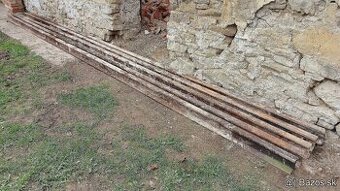 PREDÁM KOĽAJNICE S DĽŽKOU 6,5 METRA 5ks.