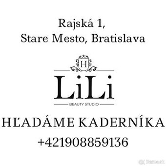 Hľadáme kaderníčku do štúdia krásy v Bratislave