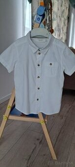 Chlapčenská biela košieľka H&M veľ.92-98