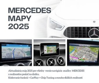 Aktualizácia navigácie Mercedes MAPY 2025 SD/USB - 1