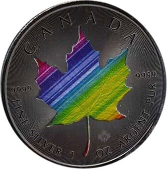 Investicne striebro mince minca Maple Leaf 250ks svet