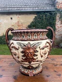 Obrovský majolikový kvetináč - 1