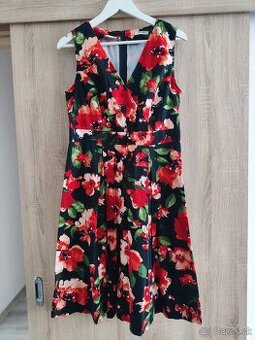 kvetinové šaty - orsay, veľkosť 40