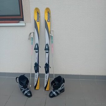 Lyze +lyziarky komplet viazanie