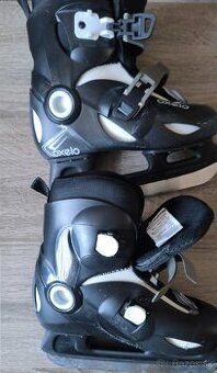 Detské ľadové korčule Oxelo – nastaviteľné (32–34)