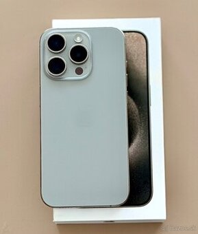 Apple iPhone 15 Pro 256 GB, Natural Titanium