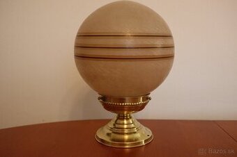 Starožitná stropná lampa mosadzná.