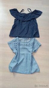 Dievčenská riflová blúzka