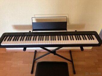 Predám digitálne piano Casio CDP-S100BK  + stojan, stolička
