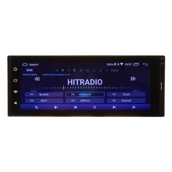 1 din Android 10 autorádio s RDS