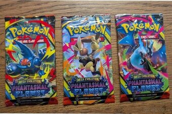 3x Pokémon Phantasmal Flames booster
