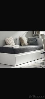 Predám rozkladaciu posteľ Ikea Flekke s 2 matracmi