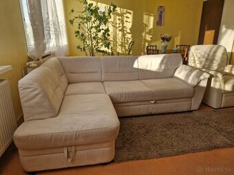 Rozkladacia rohová sedačka