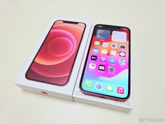 APPLE IPHONE 12 128GB RED,BATERKA 100%