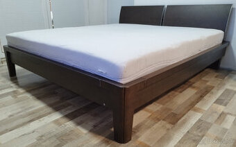 siva polohovatelna manzelska postel , 180x200 cm