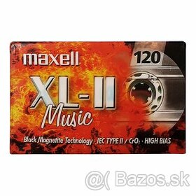 Predám audiokazety MAXELL XL II-120        10 balenie