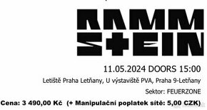 RAMMSTEIN Praha 11.05.2024 FEUERZONE