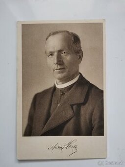 PREDÁM pohľadnicu a fotografiu Andrej Hlinka