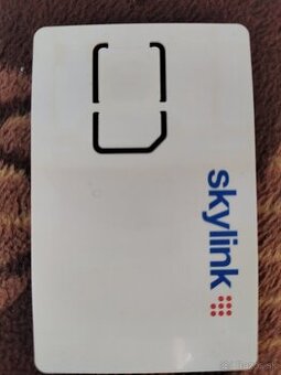Predám Skylink kartu a prijímač strong 7504